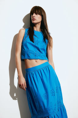 Top con bordado ingles - H&m фото 2