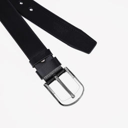 Ремень мужской, ширина 3.5 см, винт, пряжка металл, цвет чёрный - Simaland фото 2