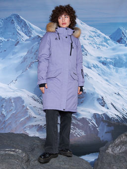 Женская зимняя мембранная парка Azimuth Глория 124/24006_7 Сладкий Лавандовый  фото 28