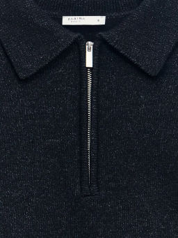 Джемпер поло с молнией / Zarina