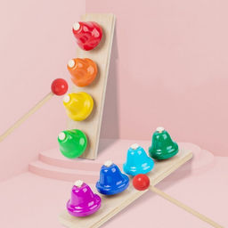 Музыкальная игрушка «Восьми тональные колокольчики» 23×6×12.5 см