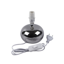 UML-B307 E14 SILVER/WHITE Светильник настольный декоративный под лампу Е14, 40W. Механический выключатель. Серебристый/Белый. ТМ Uniel