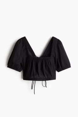 Blusa de algod?n con lazada - H&m фото 2