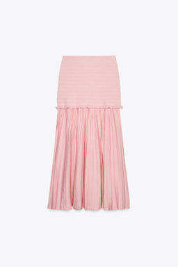 COMBINED KNIT SKIRT - Zara фото 6