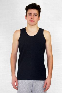 МТ0404-1 Майка мужская кулирка антрацит - АстраТекстиль фото 5