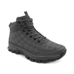 Ботинки мембранные на меху А651-4 серые