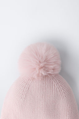 KNITTED POMPOM HAT - Zara фото 3