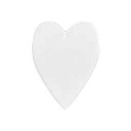 Love2art PLB-013 Заготовка для декорирования сердце пластик 10 х 7.5 х 0.3 см 10 шт плоское, прозрачный