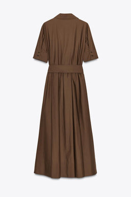 ZW COLLECTION POPLIN DRESS - Zara фото 8
