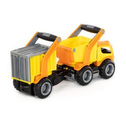 ГрипТрак, автомобиль-самосвал с полуприцепом (в коробке) - Полесье фото 10