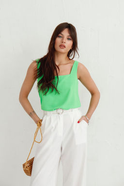 9266 Топ базовый салатовый - Martichelli фото 6