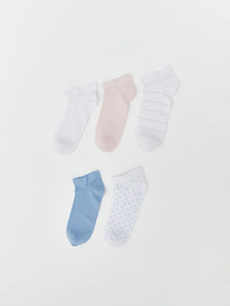 Desenli Kad?n Patik ?orap 5li