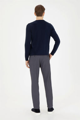 Мужские брюки из плотной ткани антрацитового цвета - U.s. polo assn фото 4