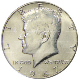 1/2 доллара (50 центов) 1967 года США