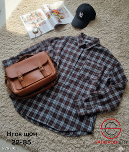 Рубашка женская в клетку