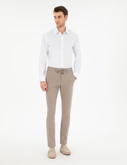 Vizon Slim Fit Esnek Jogger Kanvas Pantolon