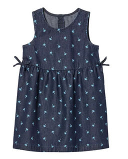 Джинсовое платье для девочки LUPILU  фото 2