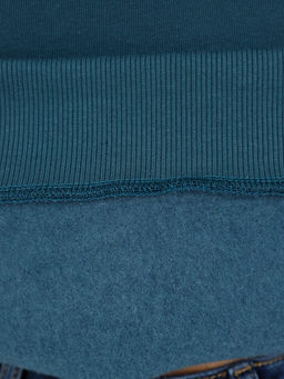 Свитшот женский из футера с начесом Петроль - Амавес-текстиль фото 3