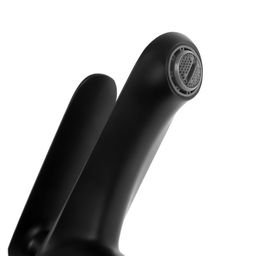 Смеситель для раковины ZEIN Z2077F, дизайнерский, картридж 35 мм, латунь, черный