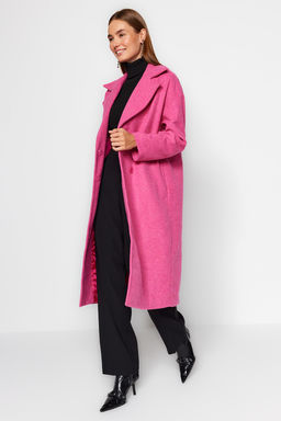 Fusya Oversize Genis Kesim Uzun Yunlu Kase Kaban TWOAW21KB0038