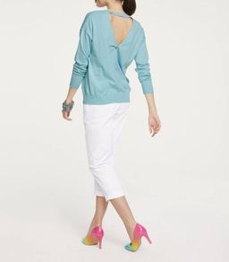 Пуловер, голубой - Heine фото 3