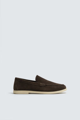 MOCAS?N PIEL CASUAL / Chocolate - Zara фото 4