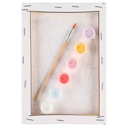 Картина по номерам для детей Кошечка Мари, 21?15 см, Коты Аристократы