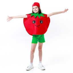 Карнавальный костюм «Спелый помидор», фетр