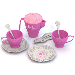 Набор посуды "Barbie" в сеточке 20*16см (638, "Нордпласт")