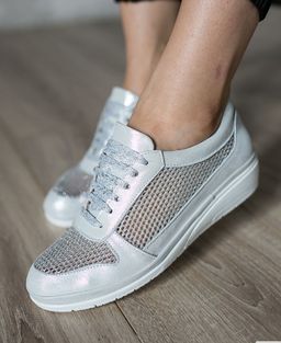 Кроссовки белые Pirochi Натуральная кожа