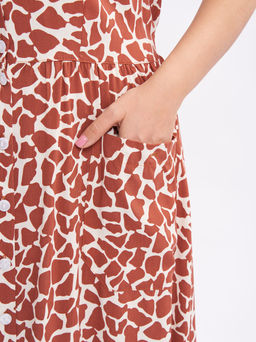 Платье анималистическое ZPP78504CAM34 - Артесса фото 8