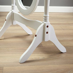 Зеркало напольное «Клик Мебель. Псише», 58×41×142 см, цвет белый