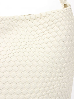 LACCOMA сумка СУ1053-0-белый эко кожа хлопок  фото 3