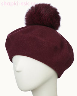 Берет фетр флис Помпон 115 Берет женский флис (58-59) - Tonak фото 35