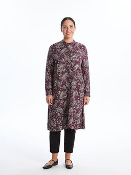 Hakim Yaka Desenli Kad?n G?mlek Tunik