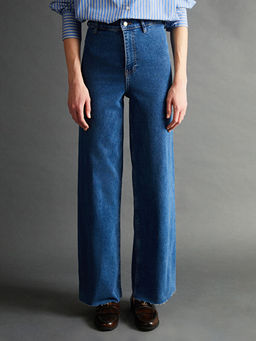 Wideleg Kad?n Jean Pantolon