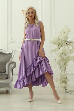 Платье П1-4983/6 Цвет:Сиреневый - Wisell фото 2