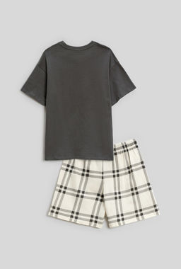 ACOOLA / Набор детский для девочек ((1)футболка и (2)шорты) Svati графитовый фото 4