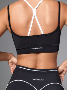 Топ-бра с контрастными вставками