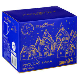 MILLIMIКружка 340 мл Русская зима, 4 диз.,фарфор,п/уп., арт.820-806 - Полимербыт фото 5