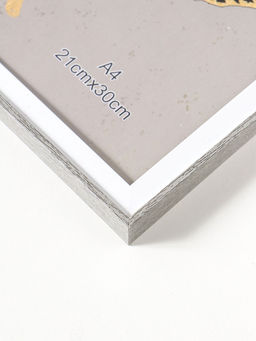 Фоторамка для фото формат А4 «Современная классика», пластик, серый и белый, 26×20.8×1.5 см