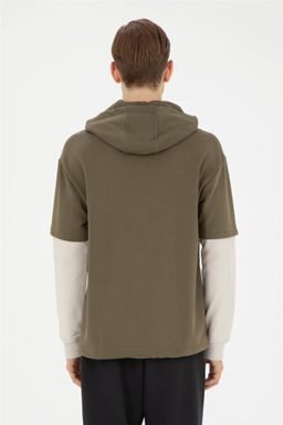 U. S. Polo Assn / Мужской свитшот цвета хаки - U.s. polo assn фото 5