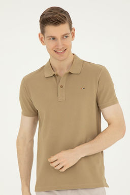 Мужская базовая футболка цвета хаки - U.s. polo assn фото 8