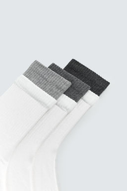 3-PACK DOUBLE EFFECT SOCKS - Zara фото 6