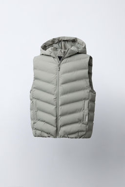 CHALECO ULTRALIGERO CAPUCHA WATER REPELLENT / Beige - Zara фото 2