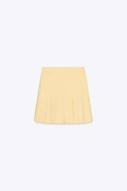 PLEATED KNIT MINI SKIRT - Zara фото 6