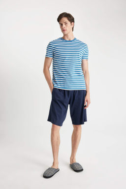 Regular Fit Cepli Sort Pijama Alt? - Defacto фото 5