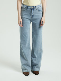 DESIMALL Женские Джинсы WIDE LEG