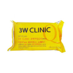 Кусковое мыло для лица и тела с коэнзимом 3W Clinic Dirt Soap (150гр) Q10