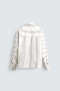 STRIPED SHIRT WITH POCKET - Zara фото 8